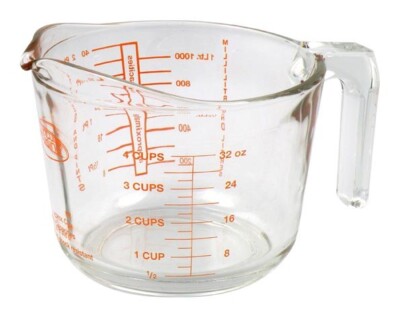 Brocca graduata vetro lt.1