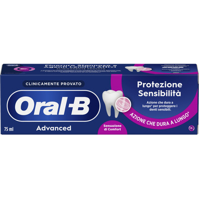 Oral b dentifricio advanced sensibilita ml.75
