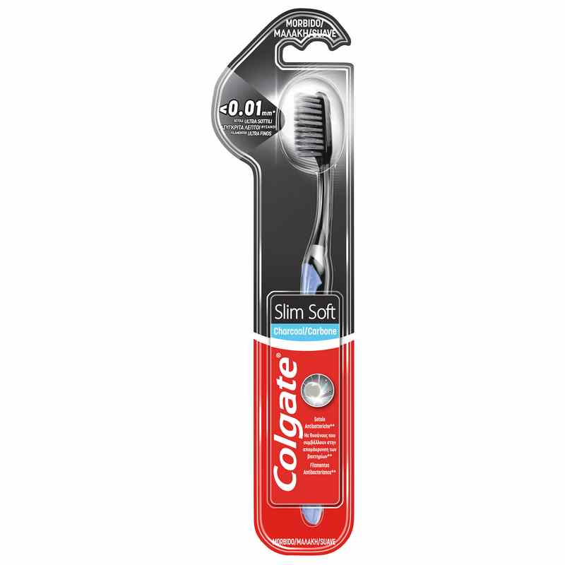 COLGATE SPAZZOLINO SLIM SOFT CARBONE COLGATE SPAZZOLINO SLIM SOFT CARBONE