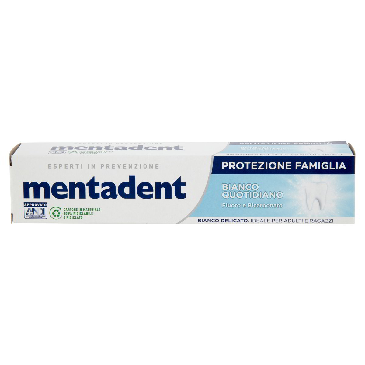 MENTADENT DENTIFRICIO PROT.FAMIGLIA FLUORCALC.ML75 MENTADENT DENTIFRICIO PROT.FAMIGLIA FLUORCALC.ML75