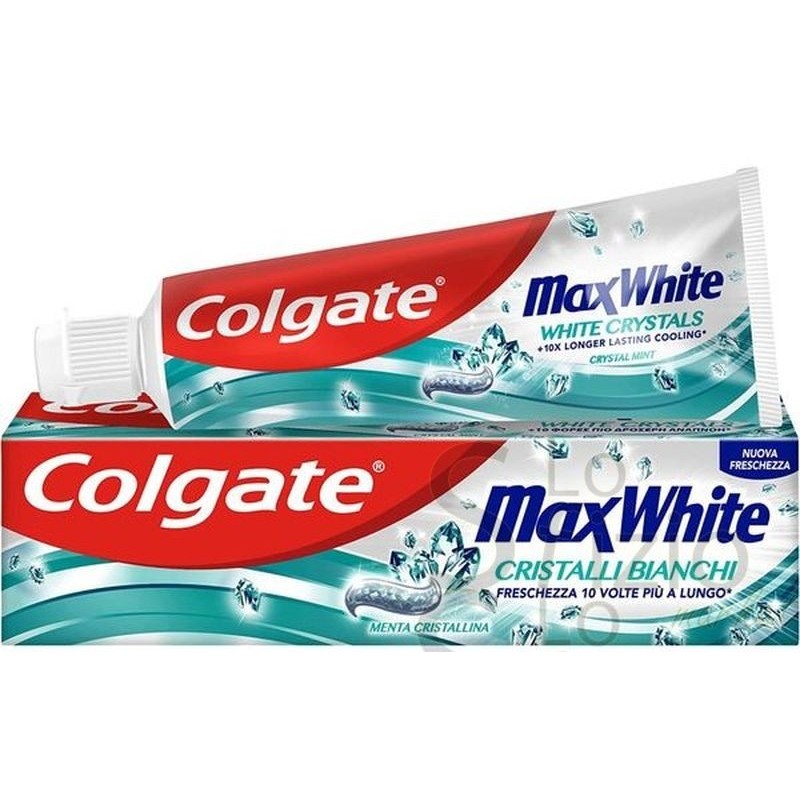 COLGATE DENTIFRICIO MAX WHITE CRISTALLI ML.75