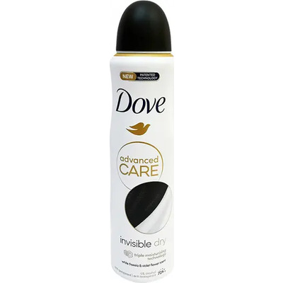 DOVE SPRAY ADVANCED INVISIBLE DRY ML.150 DOVE SPRAY ADVANCED INVISIBLE DRY ML.150