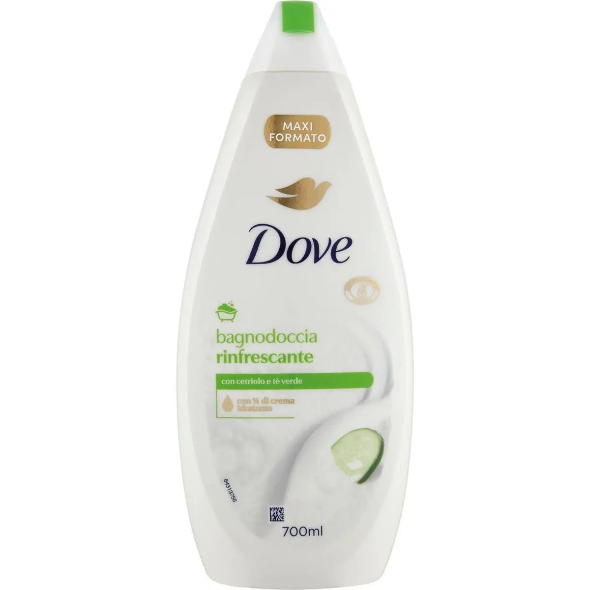 Dove bagnoschiuma rinfres.cetriolo te verde ml.700