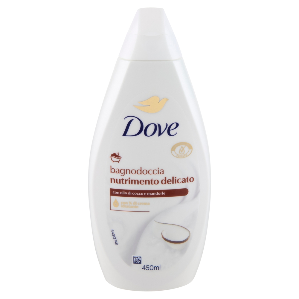 DOVE BAGNOSCHIUMA NUTRIMENTO DELICATO ML.450 DOVE BAGNOSCHIUMA NUTRIMENTO DELICATO ML.450