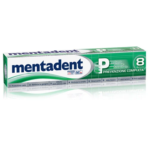 Mentadent dentifricio p ml.100