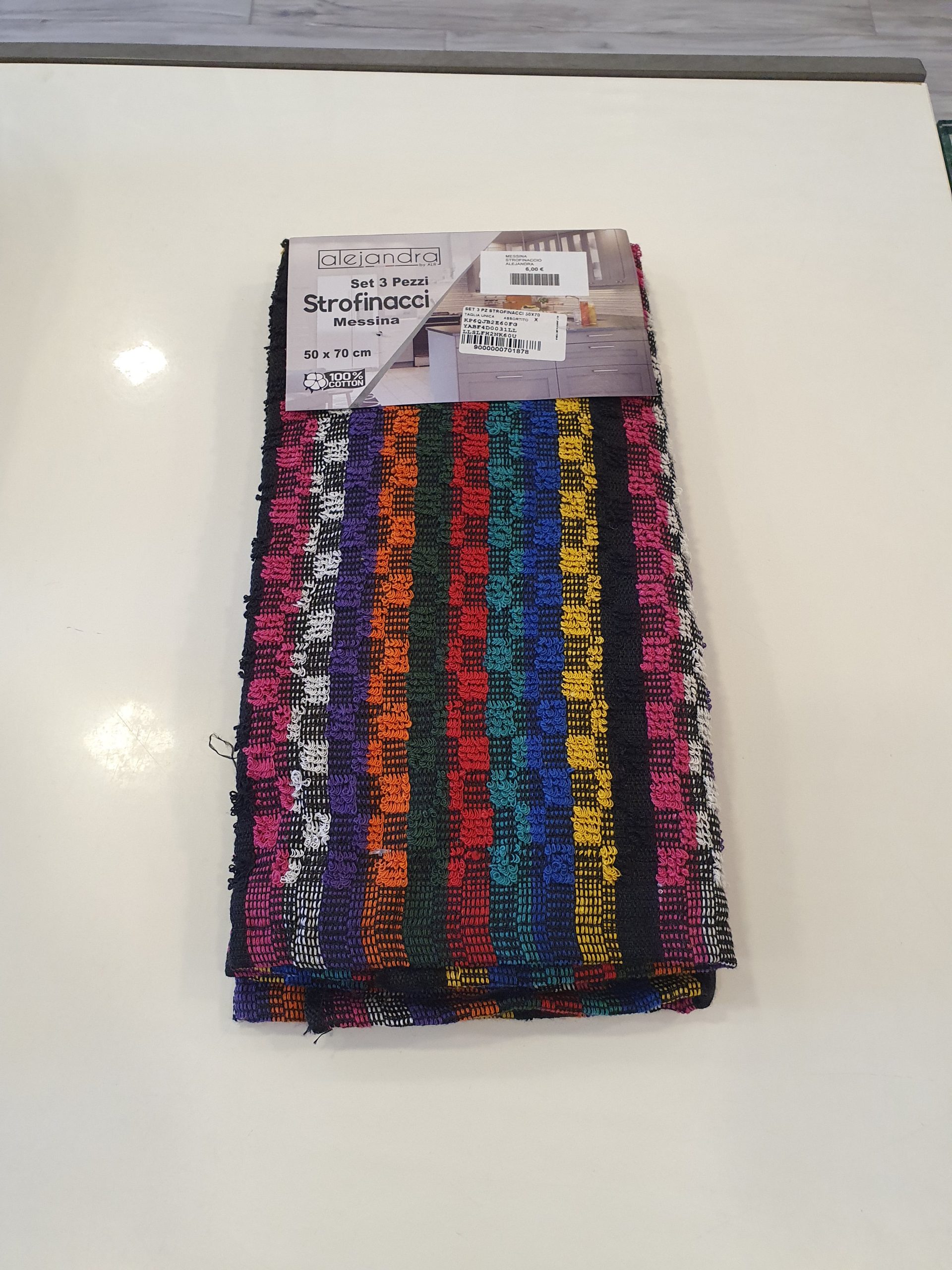 Strofinaccio multicolor pz.3 gp06