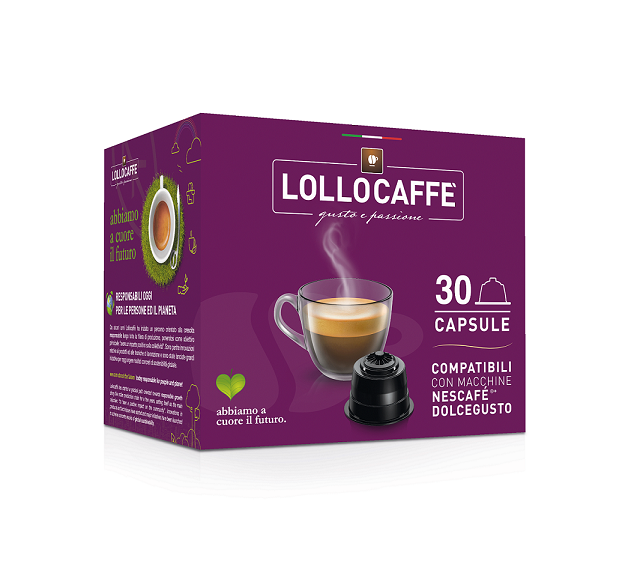 Lollocaffe capsule argento pz.30