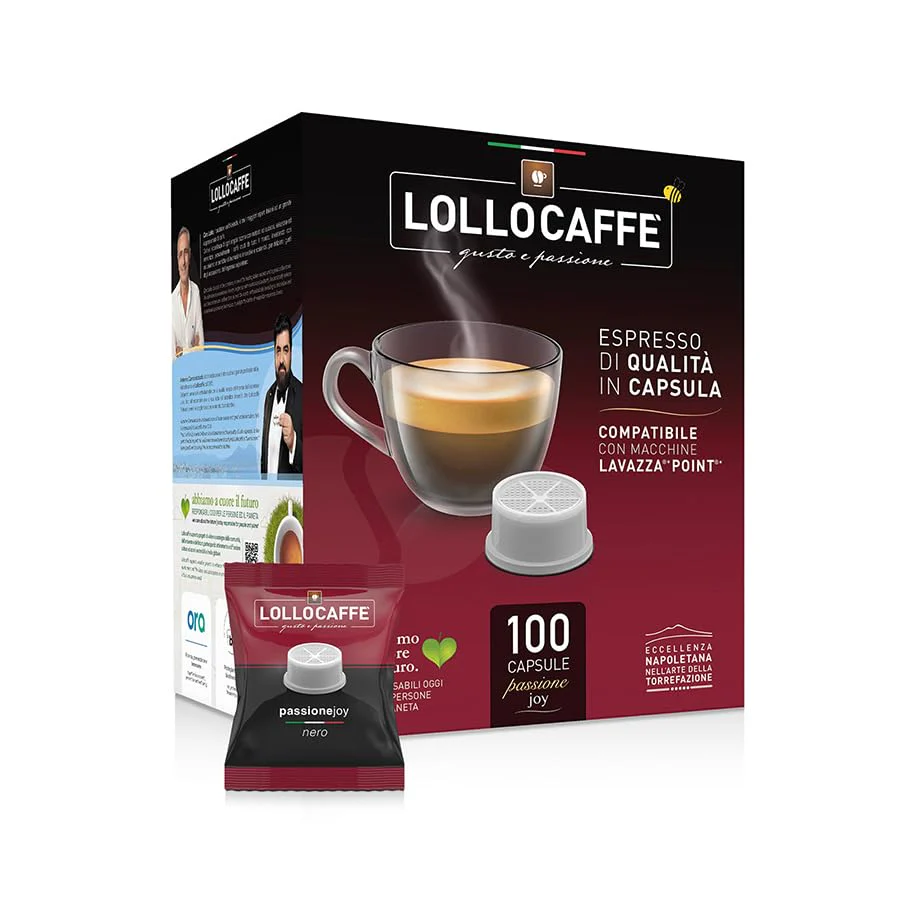 Lollocafe capsula passione piu miscela nera pz.100