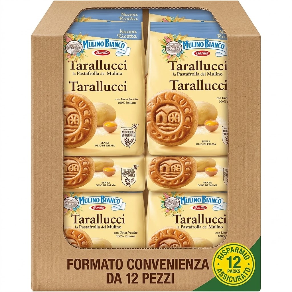 Mulino b.classici tarallucci 12 confez. x gr.800