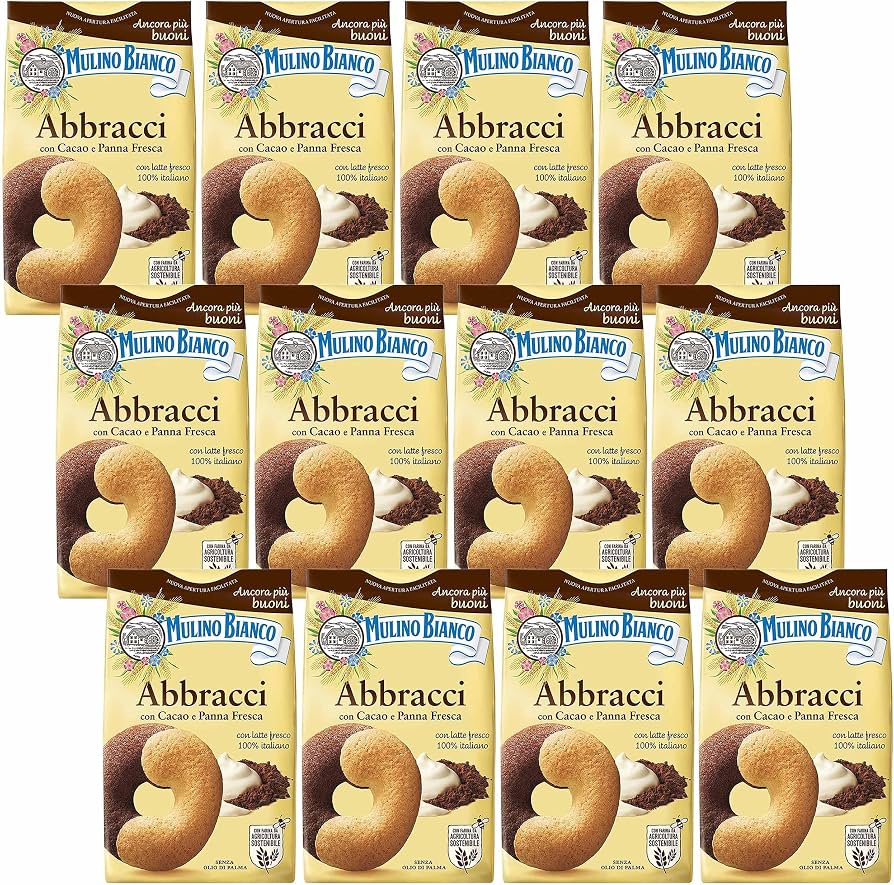 Mulino b.ricchi abbracci 12 confez. x gr.700