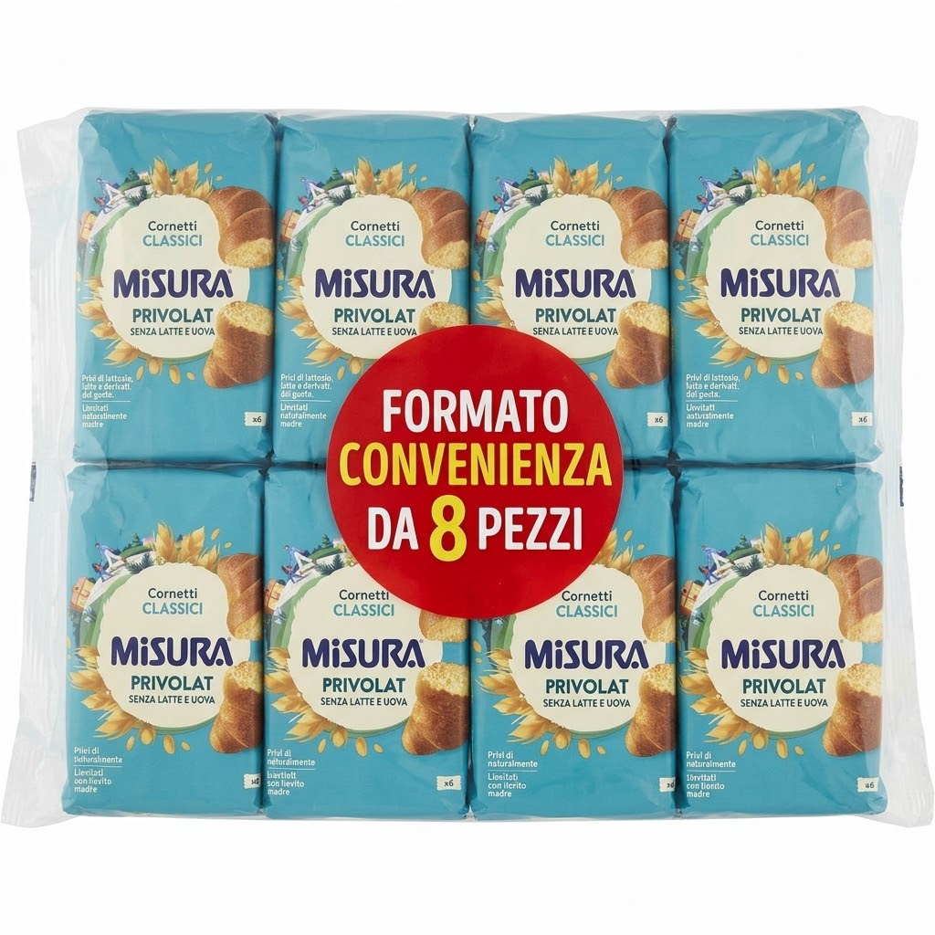 Misura privolat cornetti classic. 8 conf.x 246gr