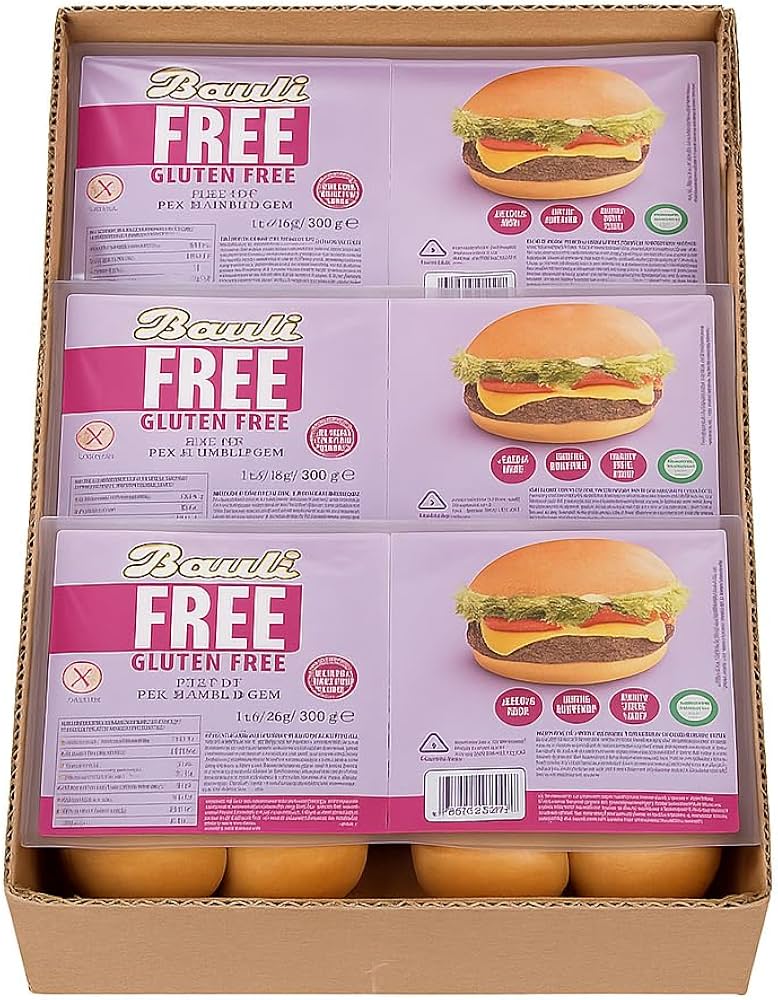 Bauli s/glutine pane hamburger 6 conf.x 300gr