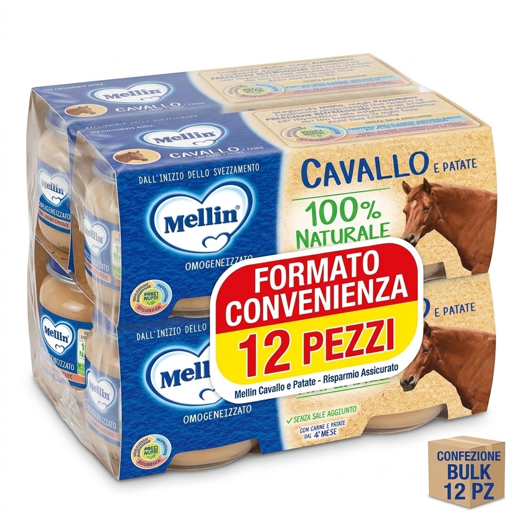 12 x mellin omog.carne cavallo gr.80x2