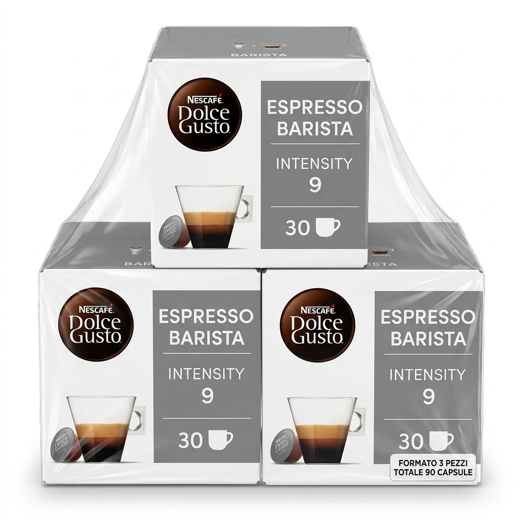 3 x nescafe` dolcegusto barista 30 capsule