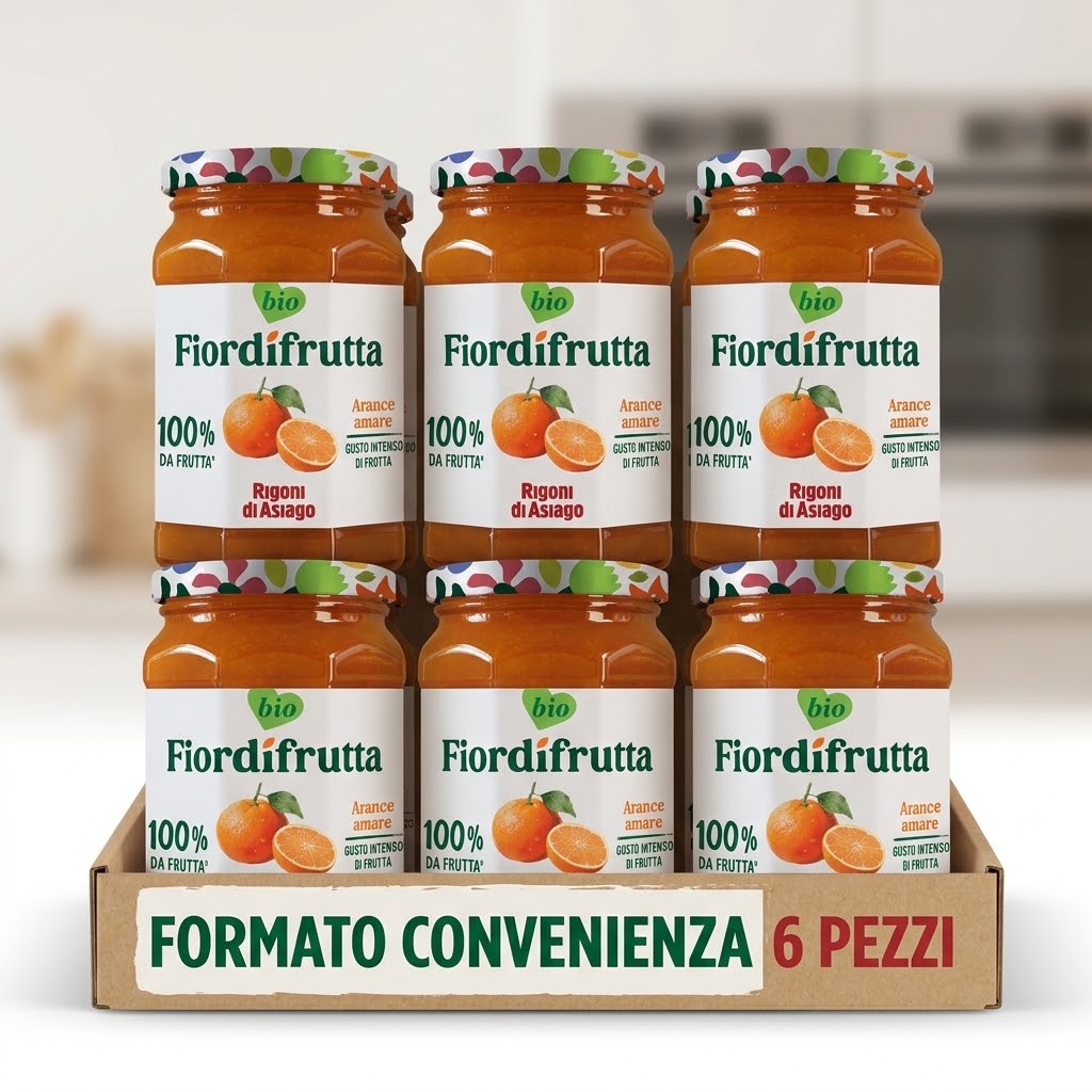 6 x rigoni fior di frutta arance amare gr.250