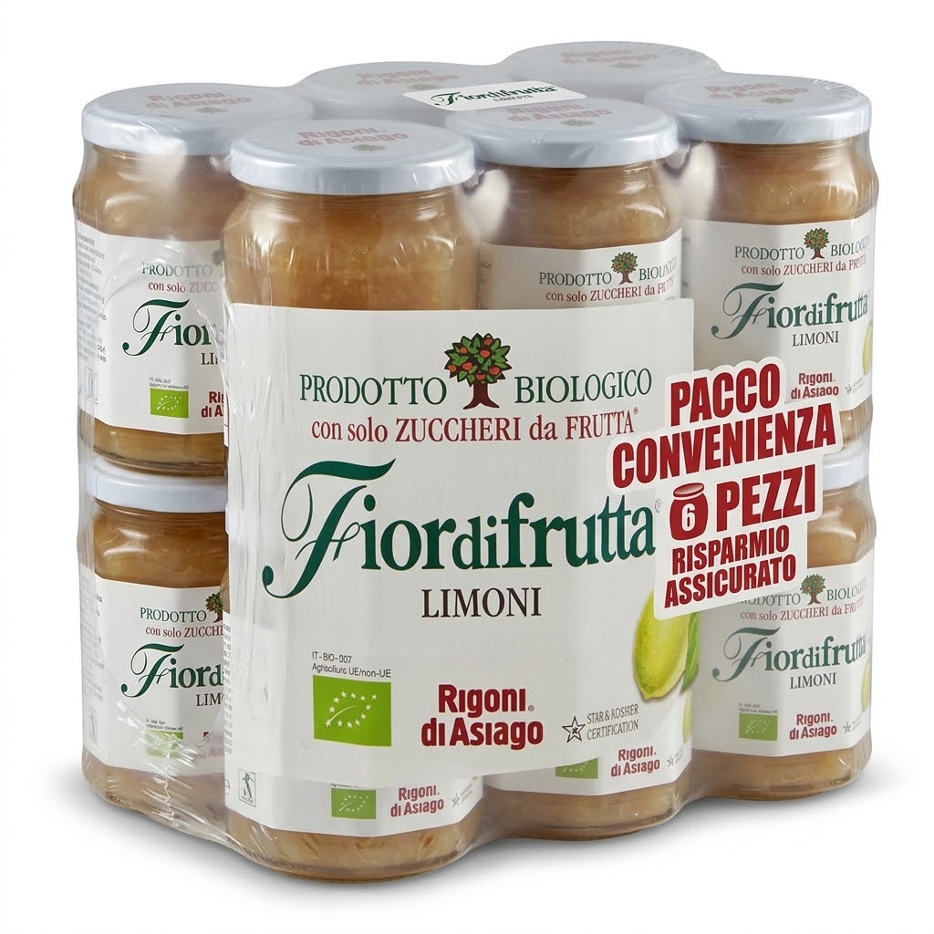 6 x rigoni fior di frutta limoni gr.250