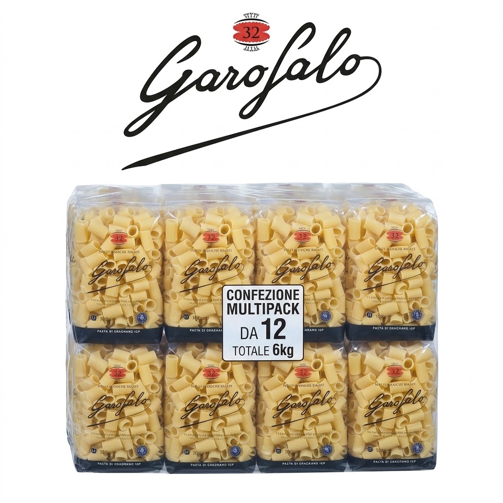 Garofalo mezze maniche rigate n.32 12 x 500gr