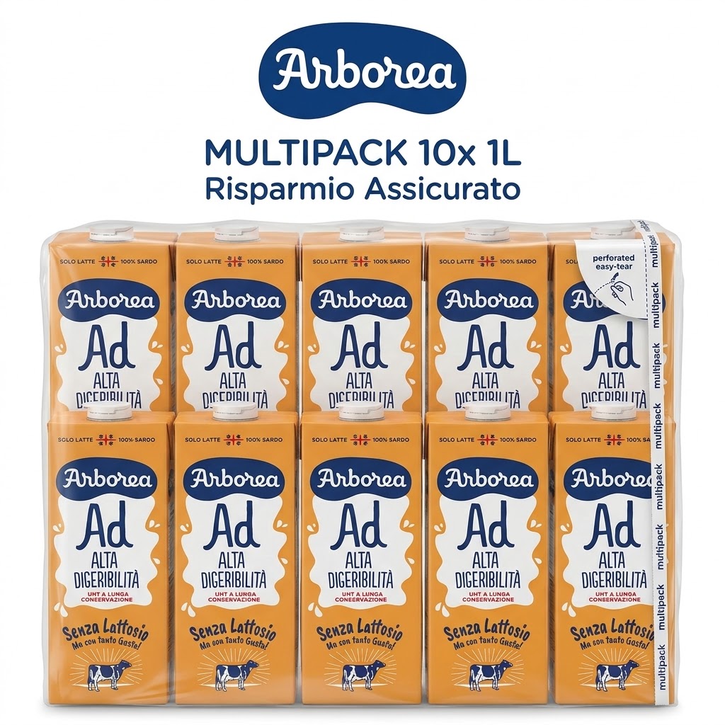 Arborea latte uht ad s.lattosio p.screm 10 x lt.1