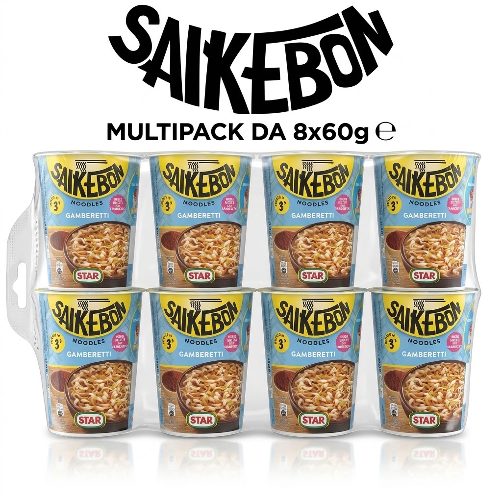 Saikebon nudolini gamberetti 8 x gr.60